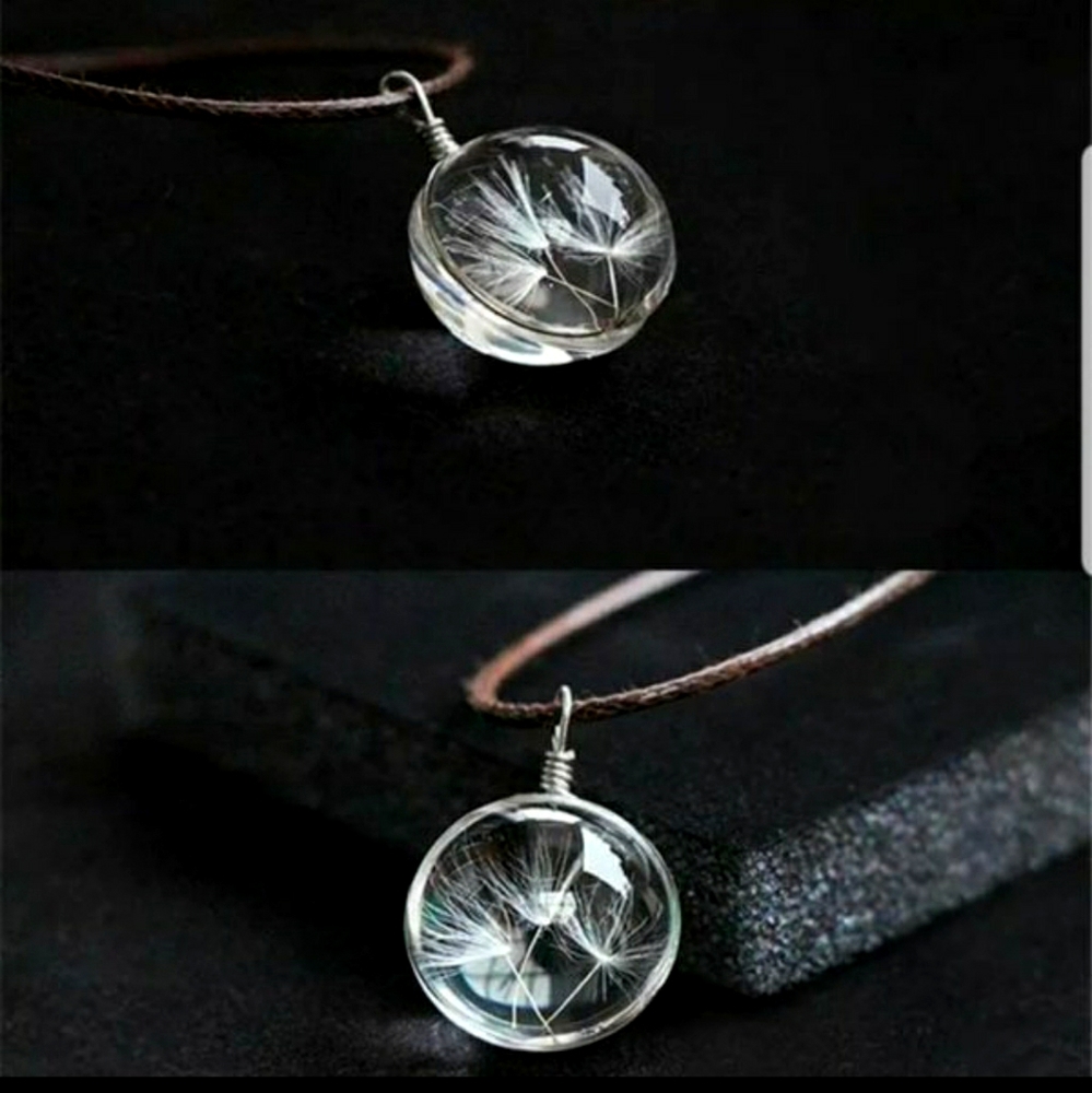 New dandelion necklace
